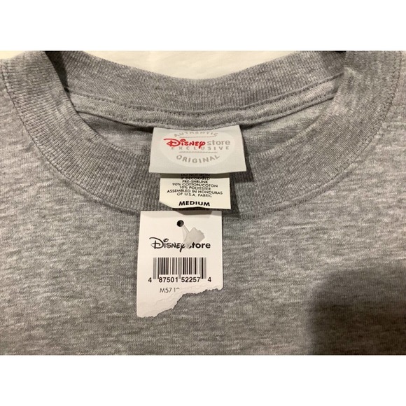 NWT Disney Store Sz M heather gray GRUMPY’S OUTPOST l/s unisex knit t-Shirt - Picture 7 of 8